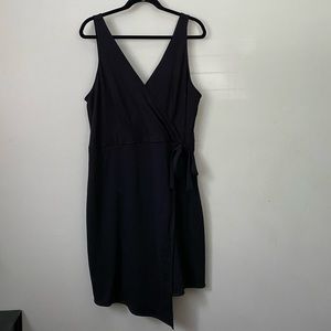 A New Day Black Wrap Dress XXL